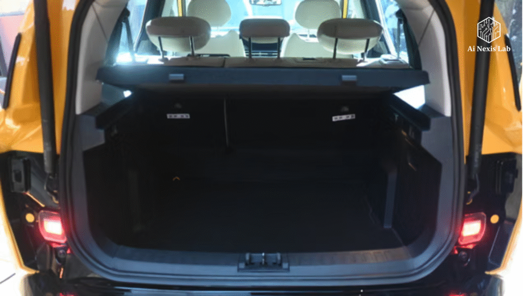2025 Tata Sierra Boot Space