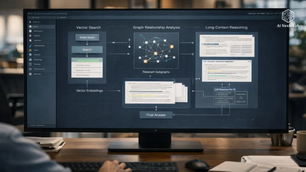 GraphRAG 2026 Proven RAG + Long Context AI Insights VR GR GraphRAG + Long Reference vector search