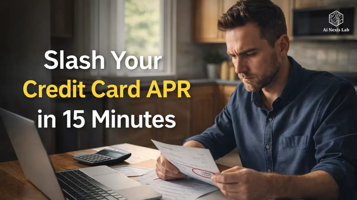The Silent Tax: How I Cut My Credit Card APR in a 15-Minute Call (and How You Can Too)