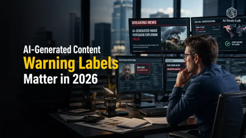 Should every AI-generated content have a warning label?