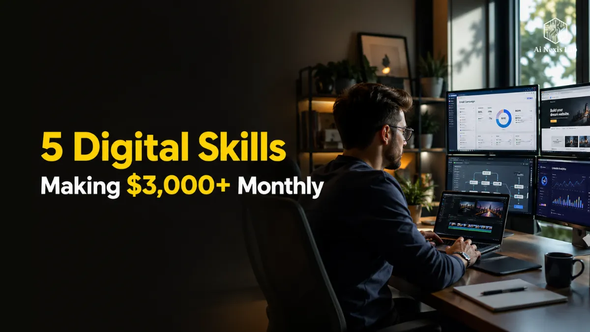 You’re Sleeping on 5 Digital Skills That Are Making People Quietly $3,000+ a Month