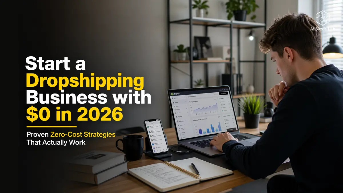 You Don’t Need $1,000 to Start a Dropshipping Business – The Real $0 Playbook for 2026 is Here