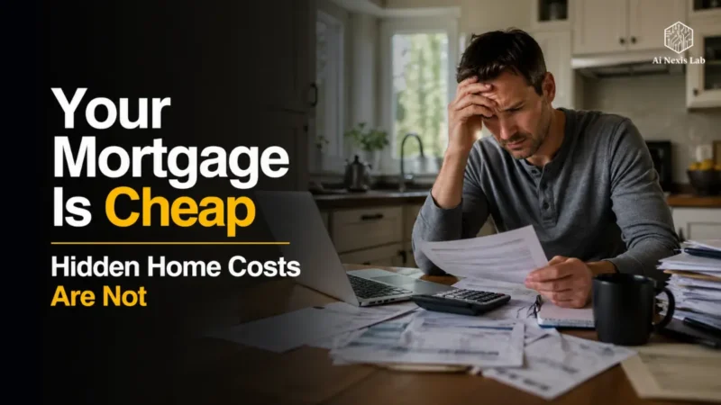 Your mortgage is the cheap part: The real money waste of home ownership no one warns you about