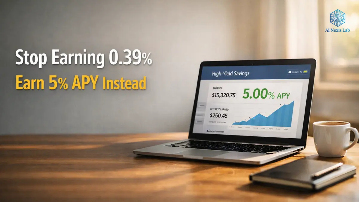 Your bank is quietly stealing from you- here’s how smart savers are earning 5%+ APY in 2026.