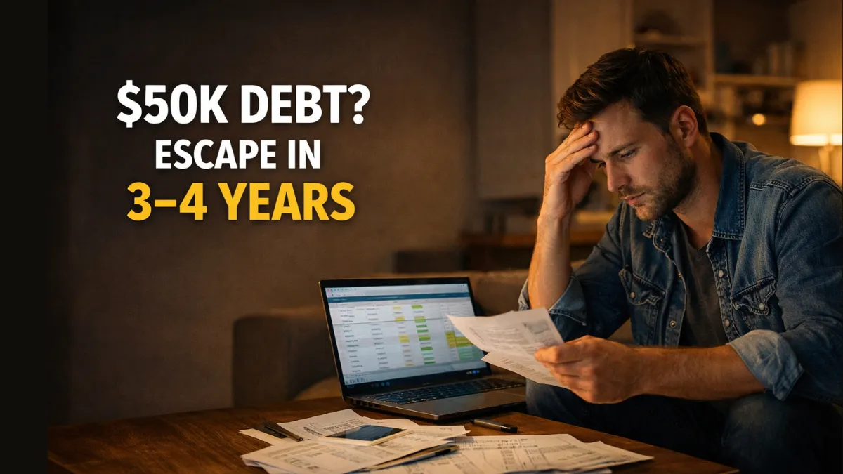 You Make $50K and Are $50K in Debt – Here’s a Real Plan to Get Out (No Fantasy, No Excuses)