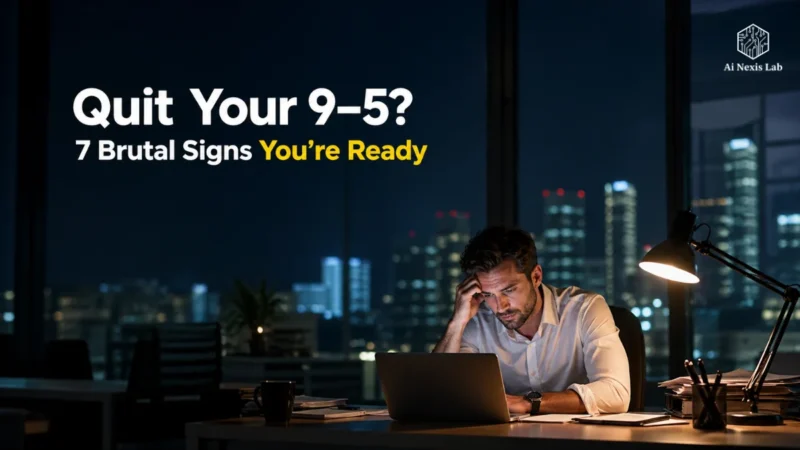 Career Clarity GuideIs: Your 9-5 Life Already Over? 7 Brutal Signs You’re Ready for Full-Time