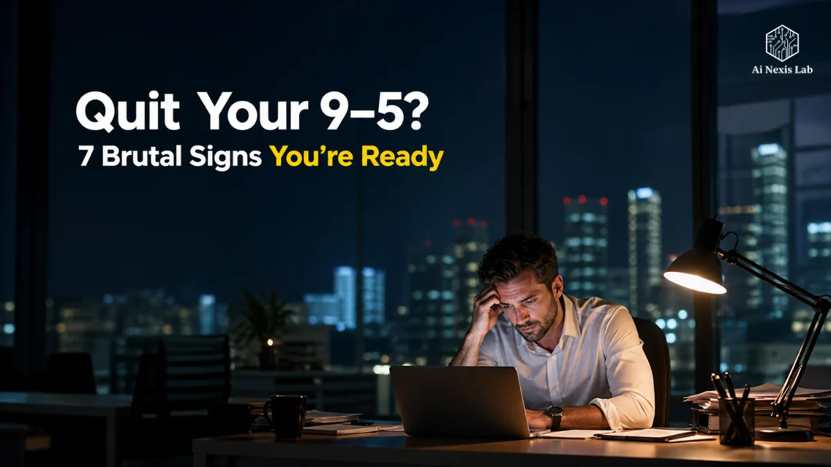 Career Clarity GuideIs: Your 9-5 Life Already Over? 7 Brutal Signs You’re Ready for Full-Time