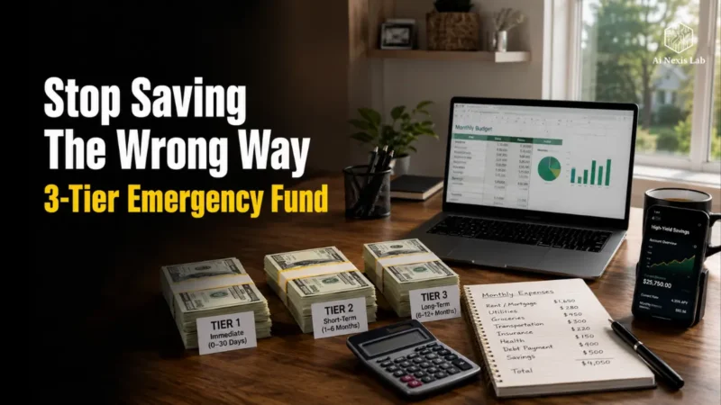 3-Tier Emergency Fund Strategy: Why “Only Save 6 Months” Is Quietly Ruining Your Finances